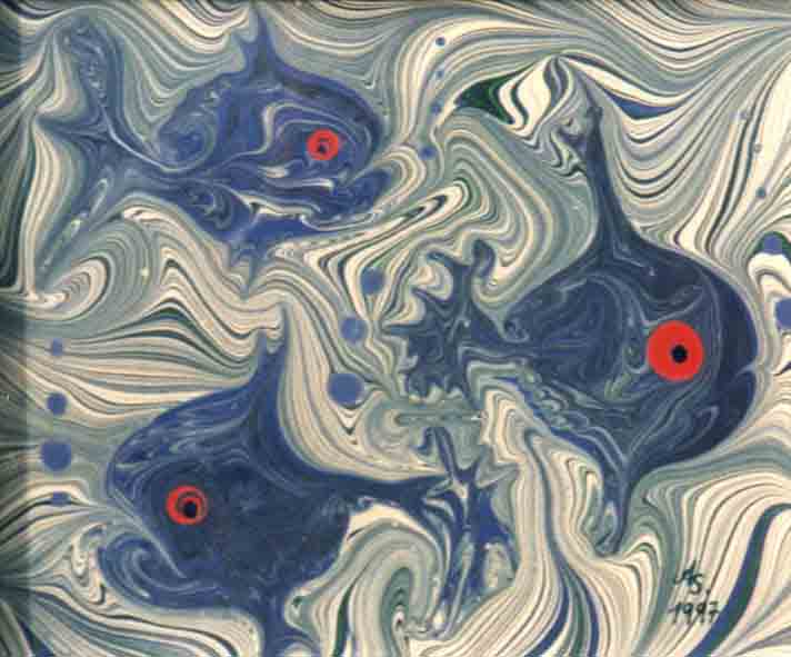 Blaue Fische